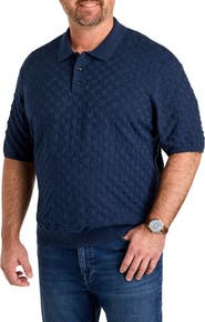 Robert Graham DXL Big & Tall  Hampson Sweater Polo Shirt V2