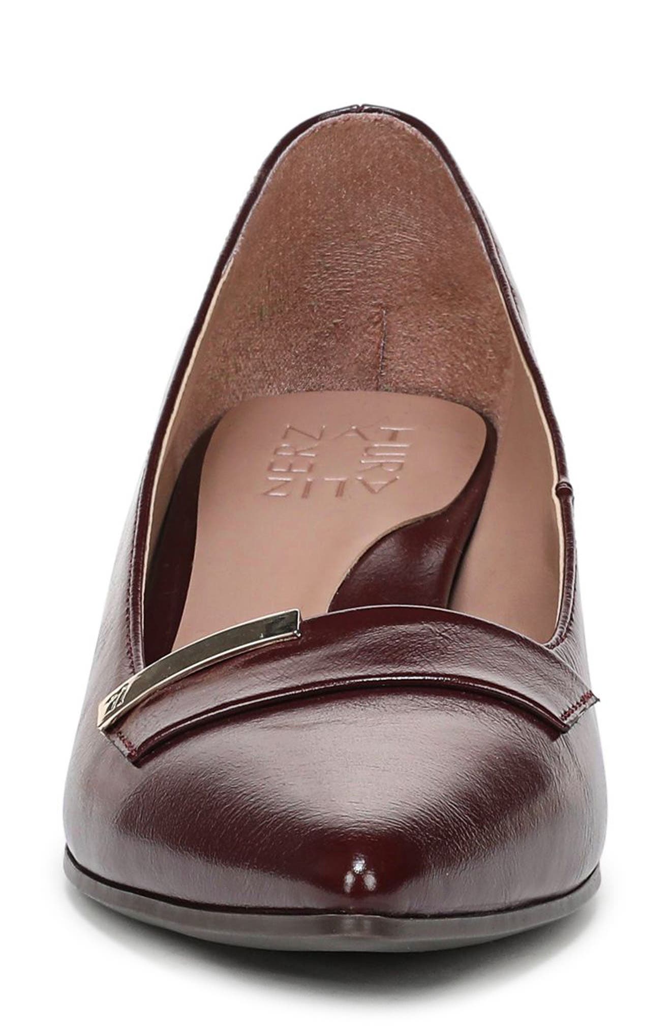 Avani Block Heel Pump - Wide Width Available, Alternate, color, WINE RED FAUX LEATHER