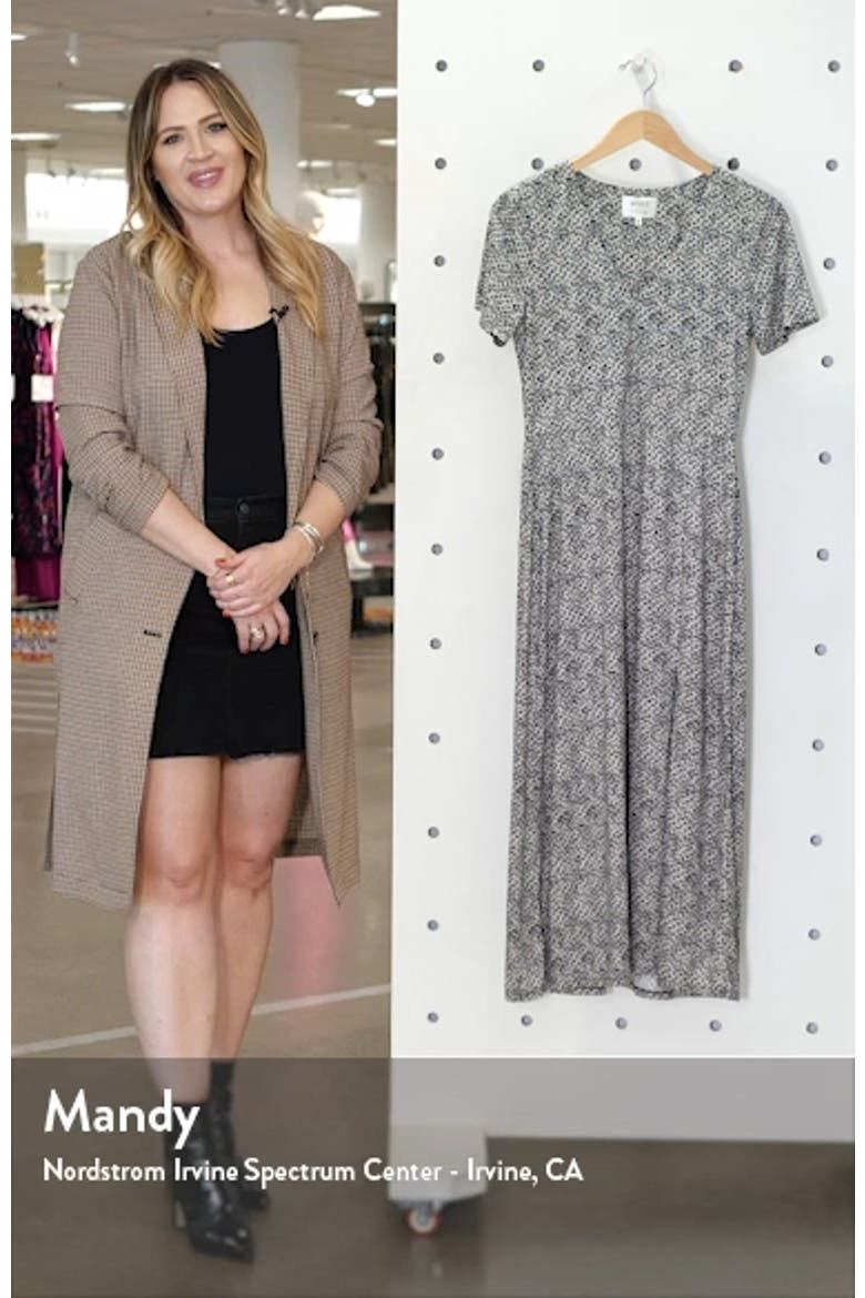 Alexa Short Sleeve Midi Dress video