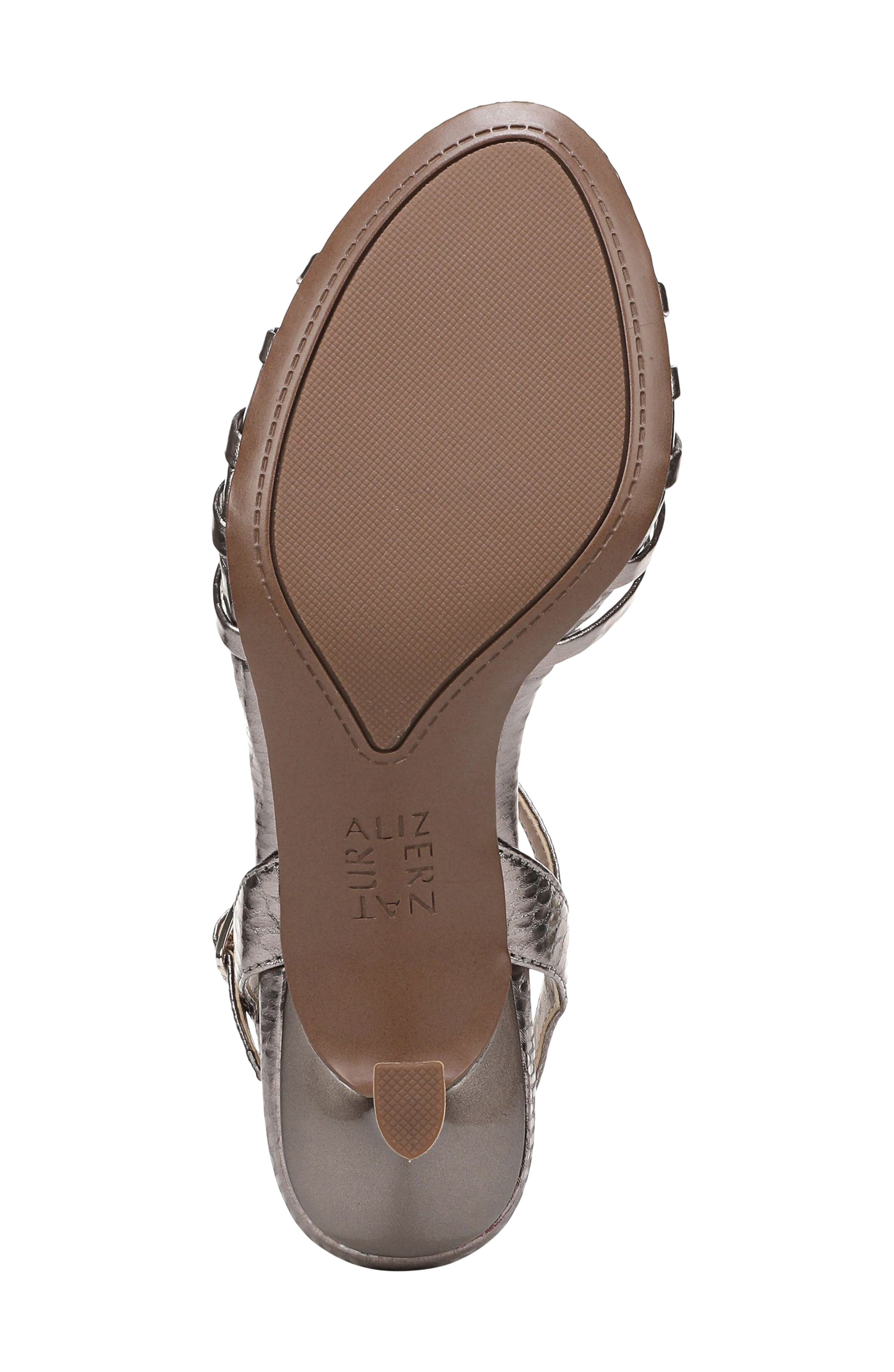 Tawny Slingback Sandal, Alternate, color, PATINA PEWTER