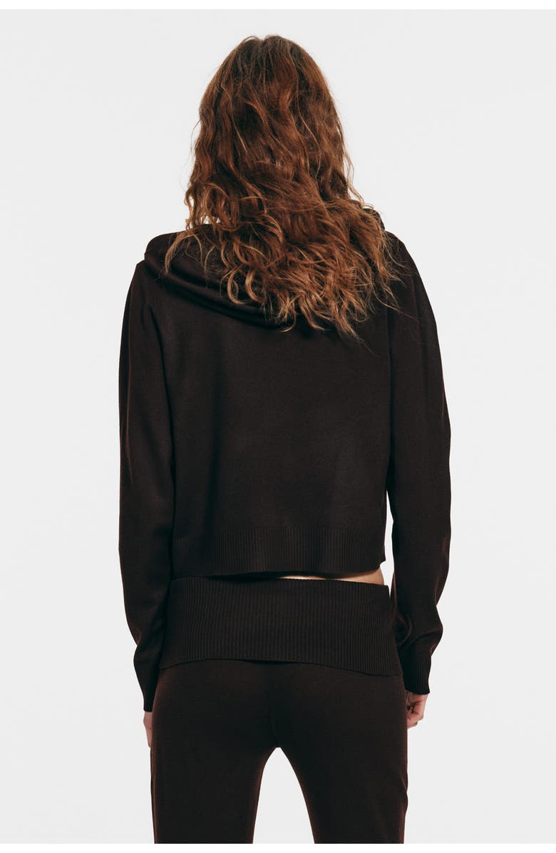 H&M Knitted Yoga Pants, Alternate, color, Dark Brown