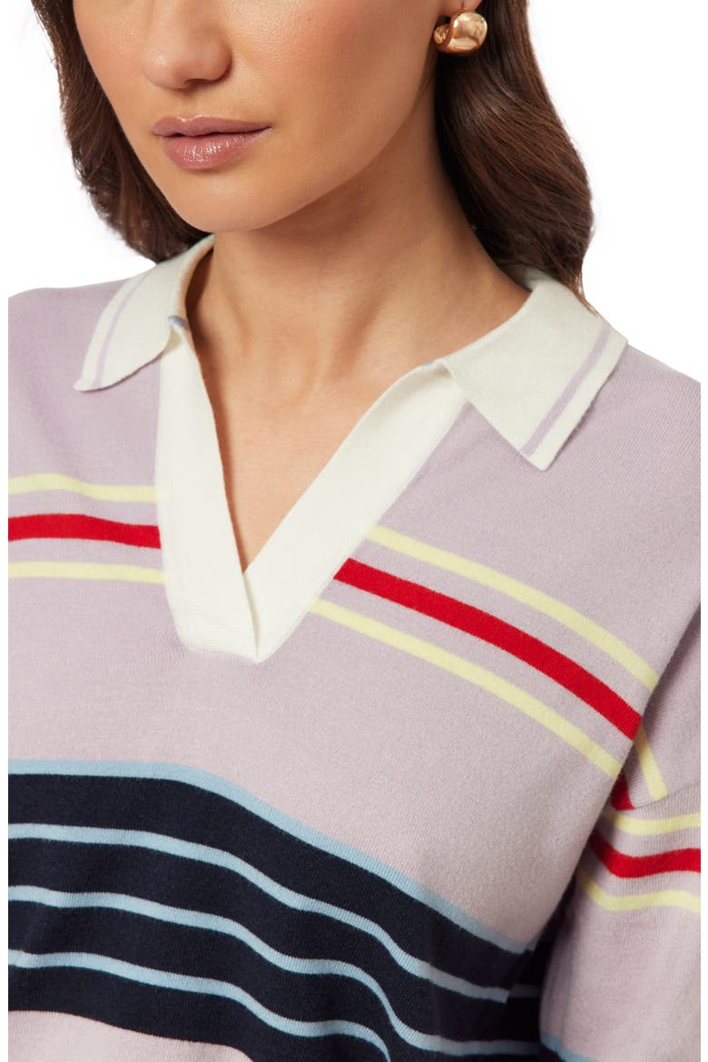 Rugby Sweater, Alternate, color, IRIS ENGINEERED STRIPE