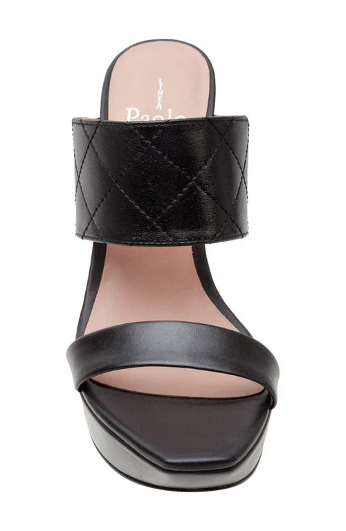 Linea Paolo Indigo Platform Sandal In Black