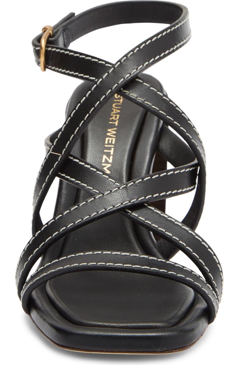 Stuart Weitzman Park Sandal, Alternate, color, Black