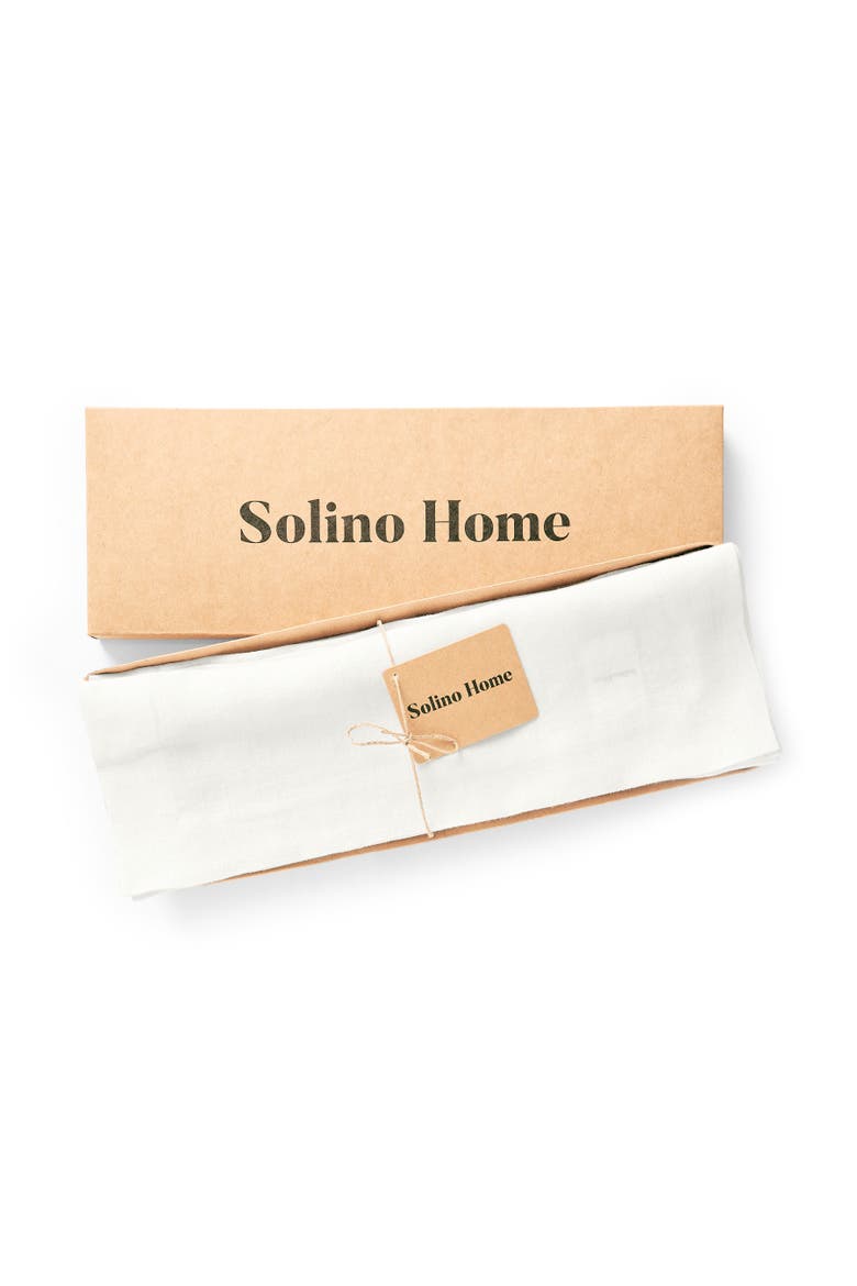 Linen Placemats Set of 6, 14 x 19" - Sonoma, Alternate, color, White