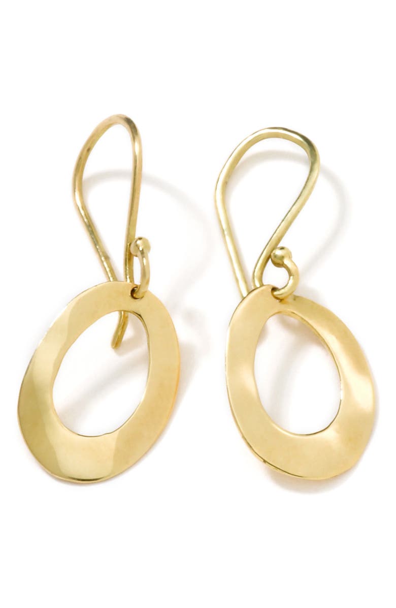 Ippolita Classico Mini Wavy Oval Hoop Earrings, Main, color,