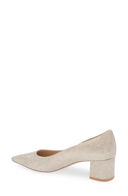 Stuart Weitzman Stuart Power 50 Block Heel Pump In Poudre New Noir