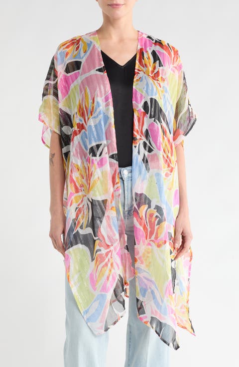 Abstract Floral Duster
