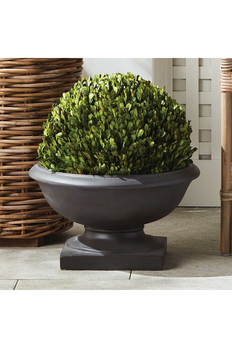 Fibreclay Abilene Footed Bowl, Alternate, color, Black