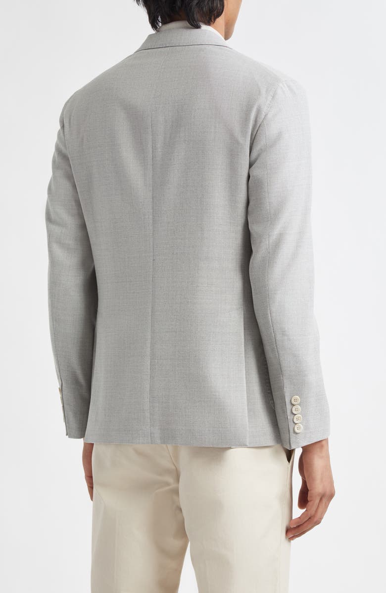 Boglioli K Jacket Virgin Wool Hopsack Sport Coat, Alternate, color, 810 Light Grey