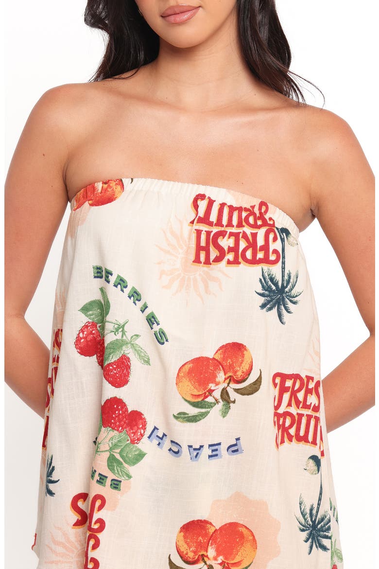 Karlen Strapless Romper, Alternate, color, TUTTI FRUTTI