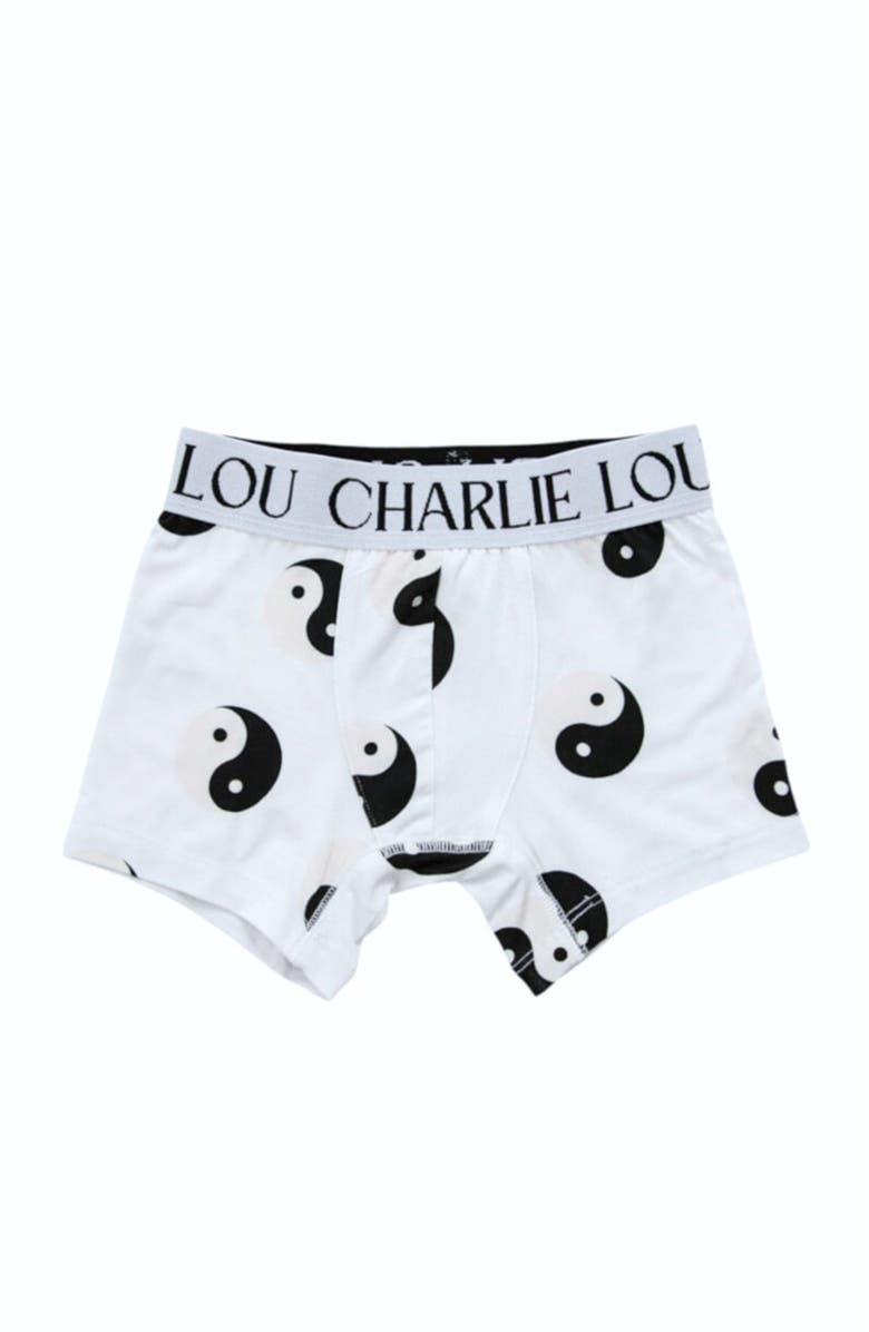 Charlie Lou Baby<sup>®</sup> Yin & Yang Boxer Briefs, Main, color, White