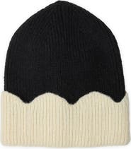 SAACHI Scallop Trim Beanie