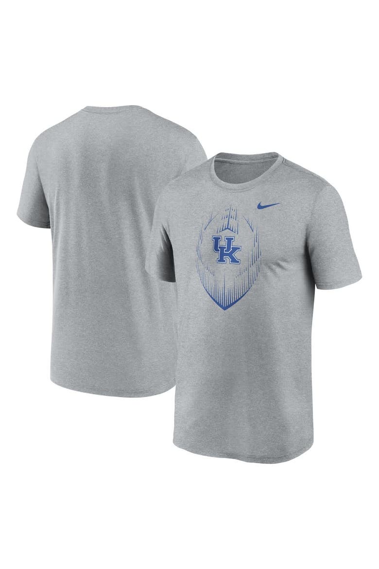 Men's Nike Heather Gray Kentucky Wildcats Primetime Legend Icon Performance T-Shirt, Alternate, color, Heather Gray