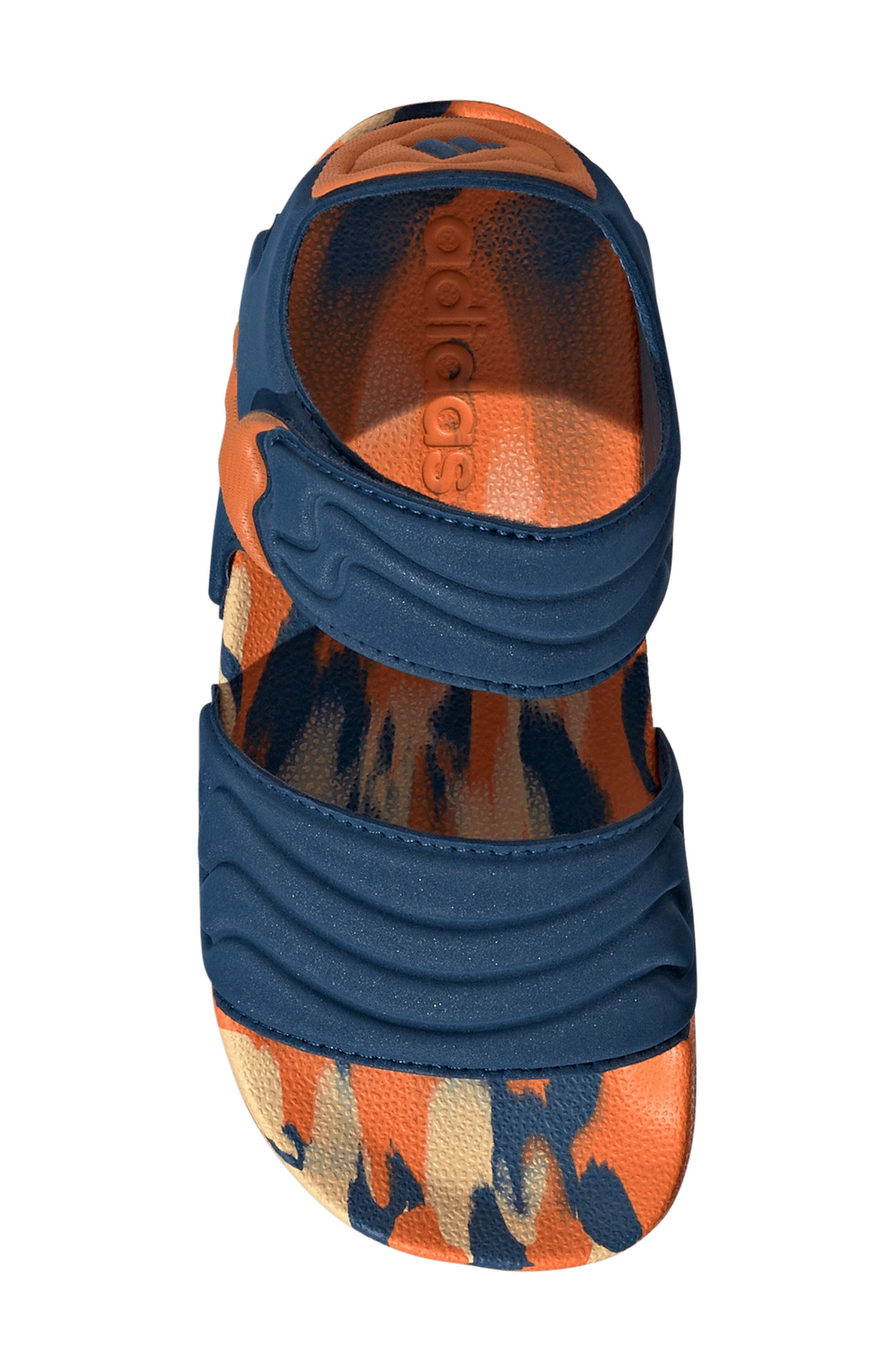 Kids' Adilette Sandal, Alternate, color, DUSKY/ ORANGE/ TANGERINE