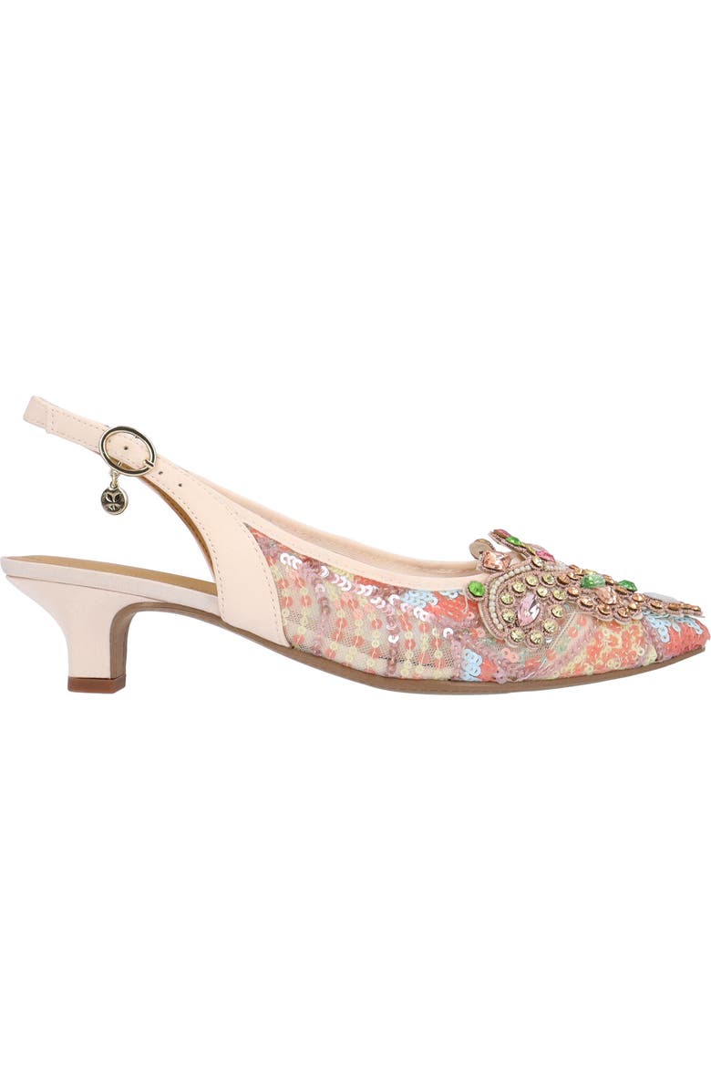 J. Reneé Strovanni Slingback Pump, Alternate, color, Pink/ Pastel