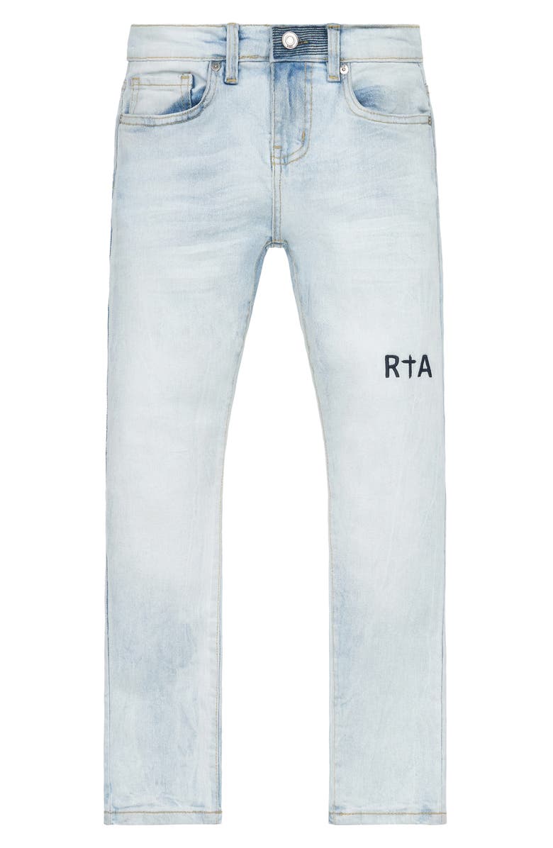RtA Kids' Anderson Skinny Jeans, Main, color, Stormy Sky