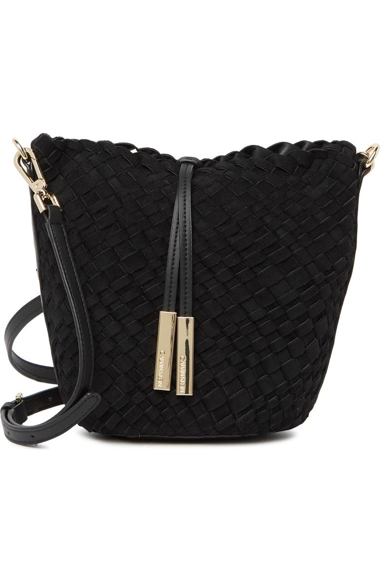Calvin Klein Naomi Woven North/South Crossbody, Main, color,