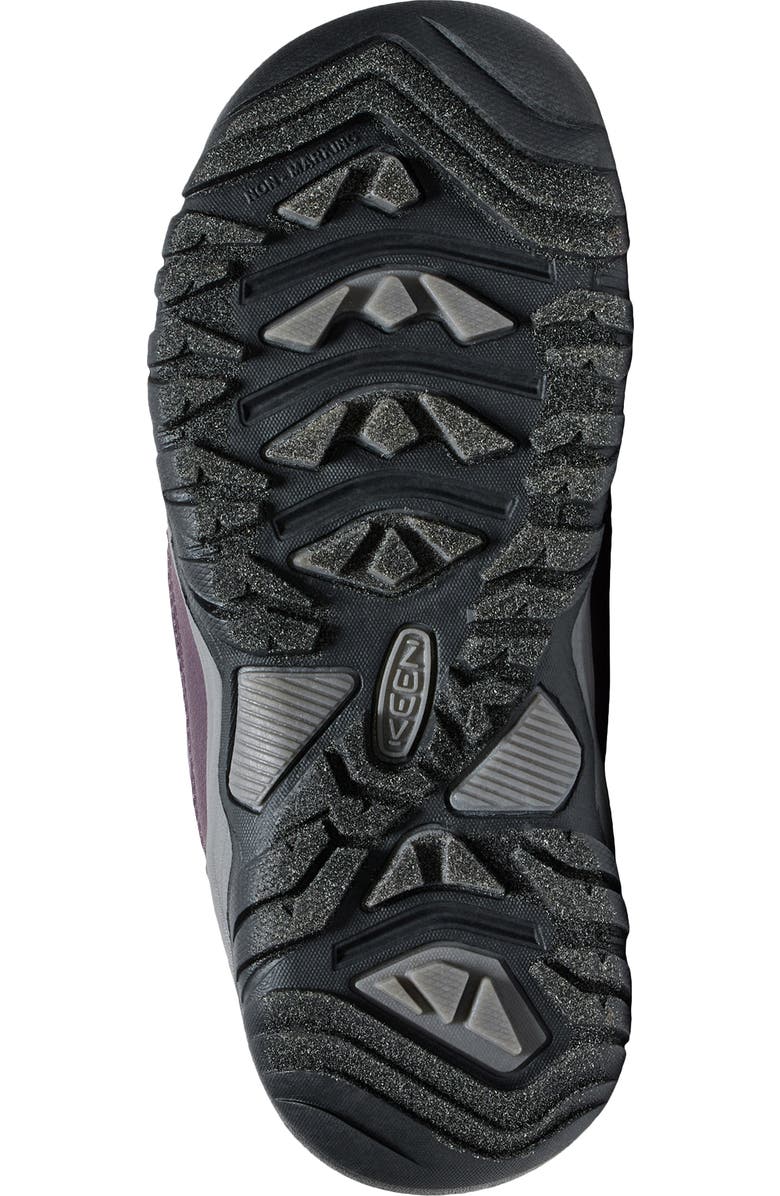 KEEN Kids' Puffrider Boot, Alternate, color, Black Plum/ Daiquiri Green