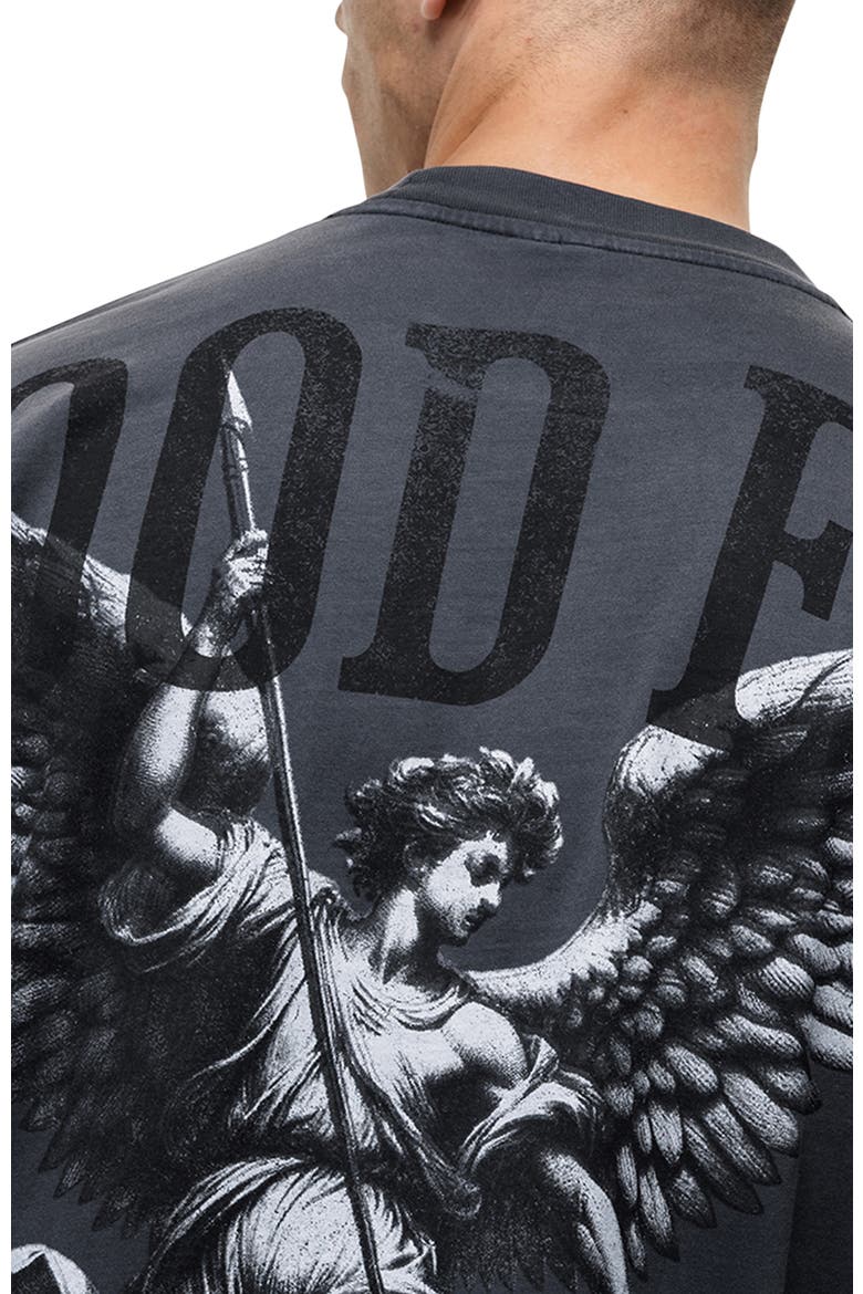 Revival Printed Washed T-Shirt, Alternate, color, BLACK