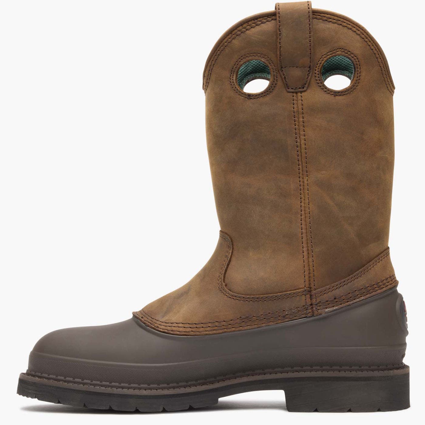 Georgia Boot Wellington Work Boot, Alternate, color, Mississippi Brown
