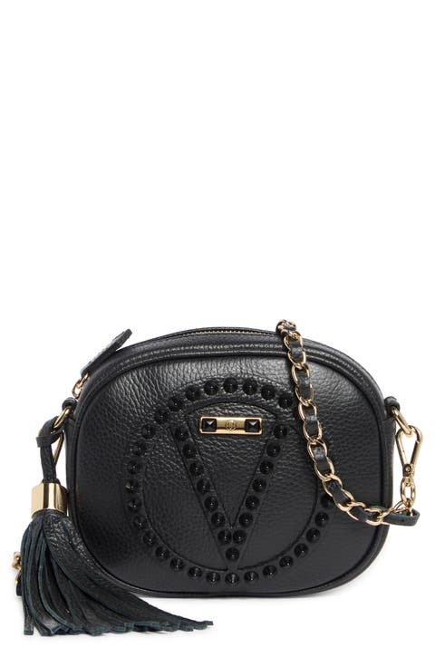 Nina Rock Leather Crossbody Bag