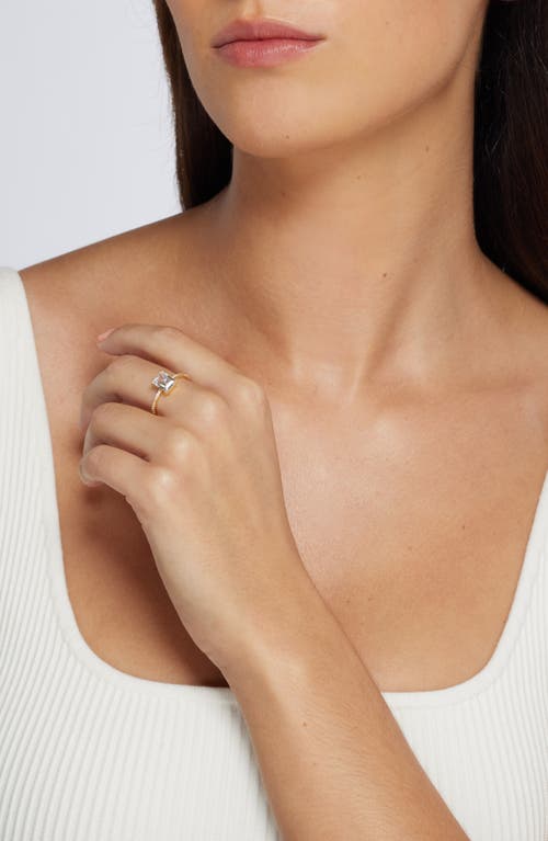 Nordstrom Radiant Cubic Zirconia Ring In Gold