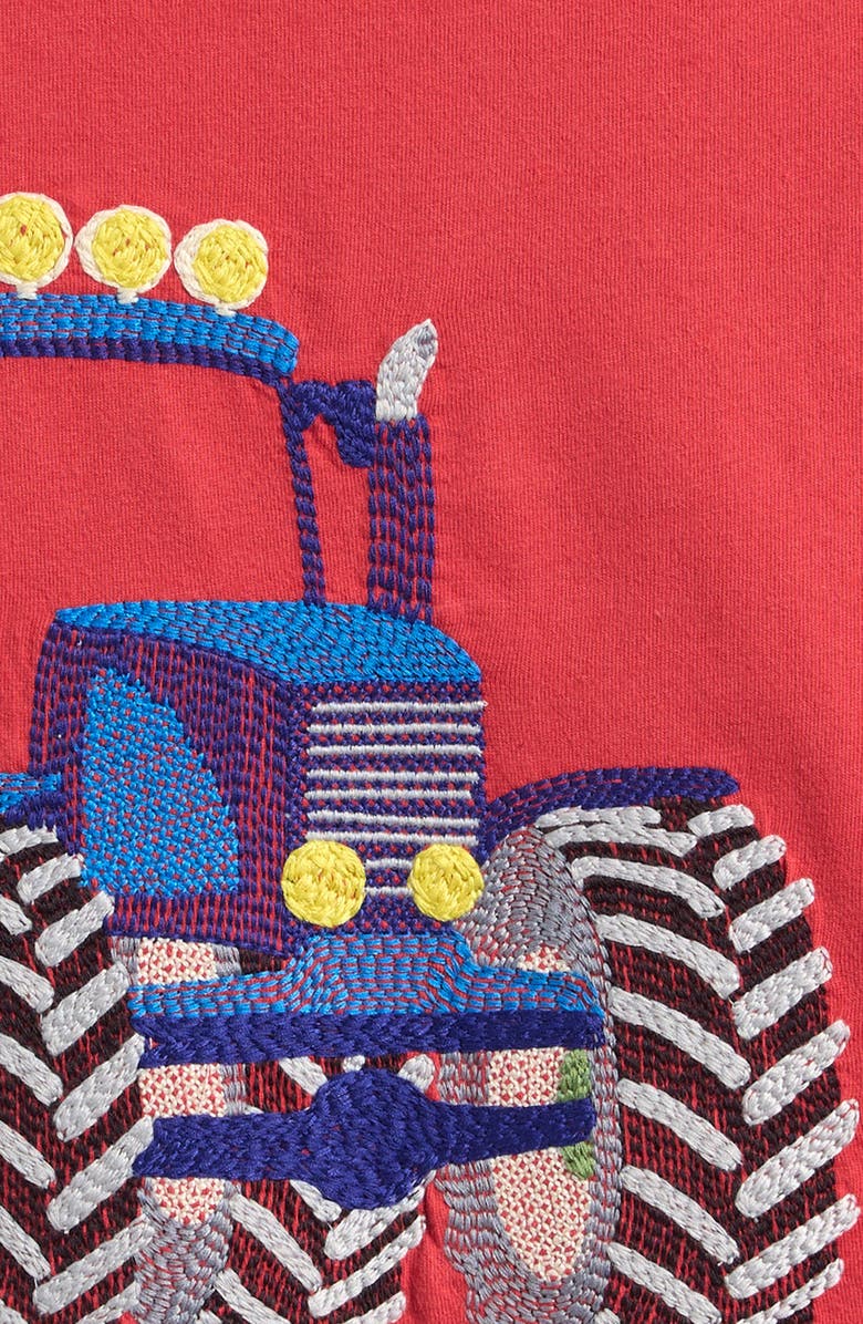 Mini Boden Kids' Superstitch Tractor Graphic Cotton T-Shirt, Alternate, color, 