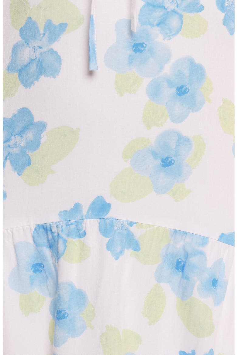 Kieran A-Line Midi Dress, Alternate, color, BLUE FLORAL