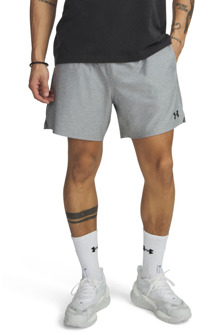 Vanish Knit Heather Shorts, Main, color, MOD GRAY/ BLACK