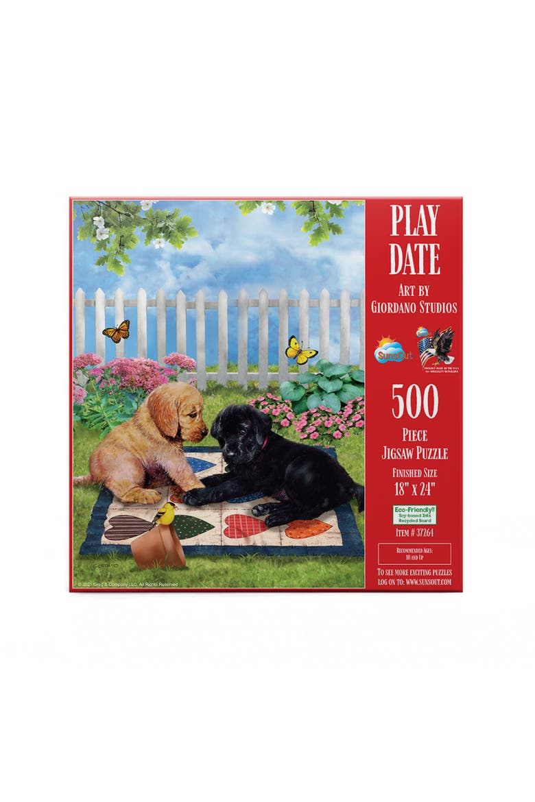 Play Date 500 piece Jigsaw Puzzle for Adults, Alternate, color, Multicolor