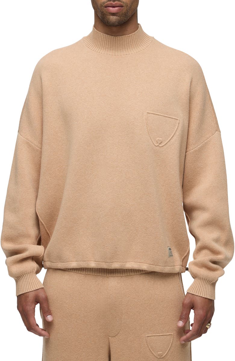 Hudson Jeans Jrue Mock Neck Sweater, Main, color, 