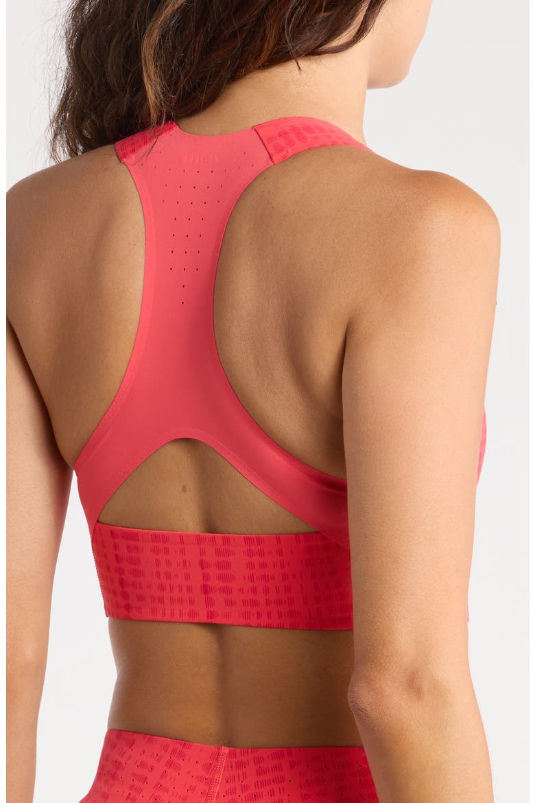 Promo Quarter Zip Crop Top, Alternate, color, SEMI LUCID RED/ PURE RUBY