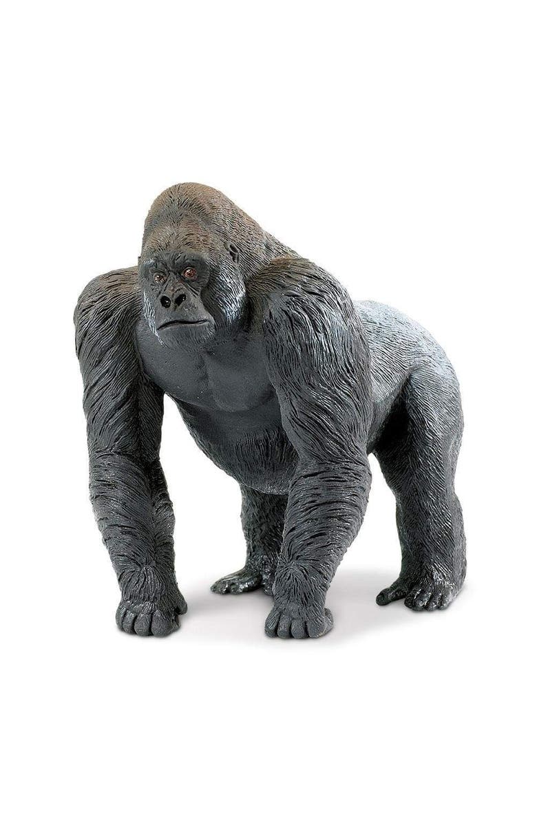 Safari Ltd. Silverback Gorilla Toy, Main, color, NO COLOR