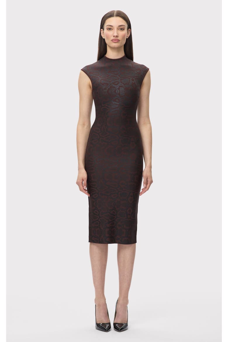 The Metallic Anita Dress, Alternate, color, WALNUT FOIL