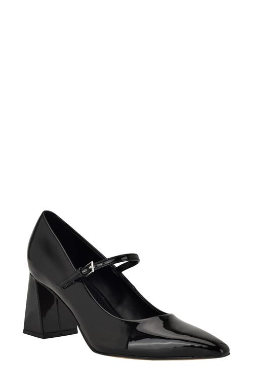 Calvin Klein Naprina Pointed Toe Mary Jane Pump In Black