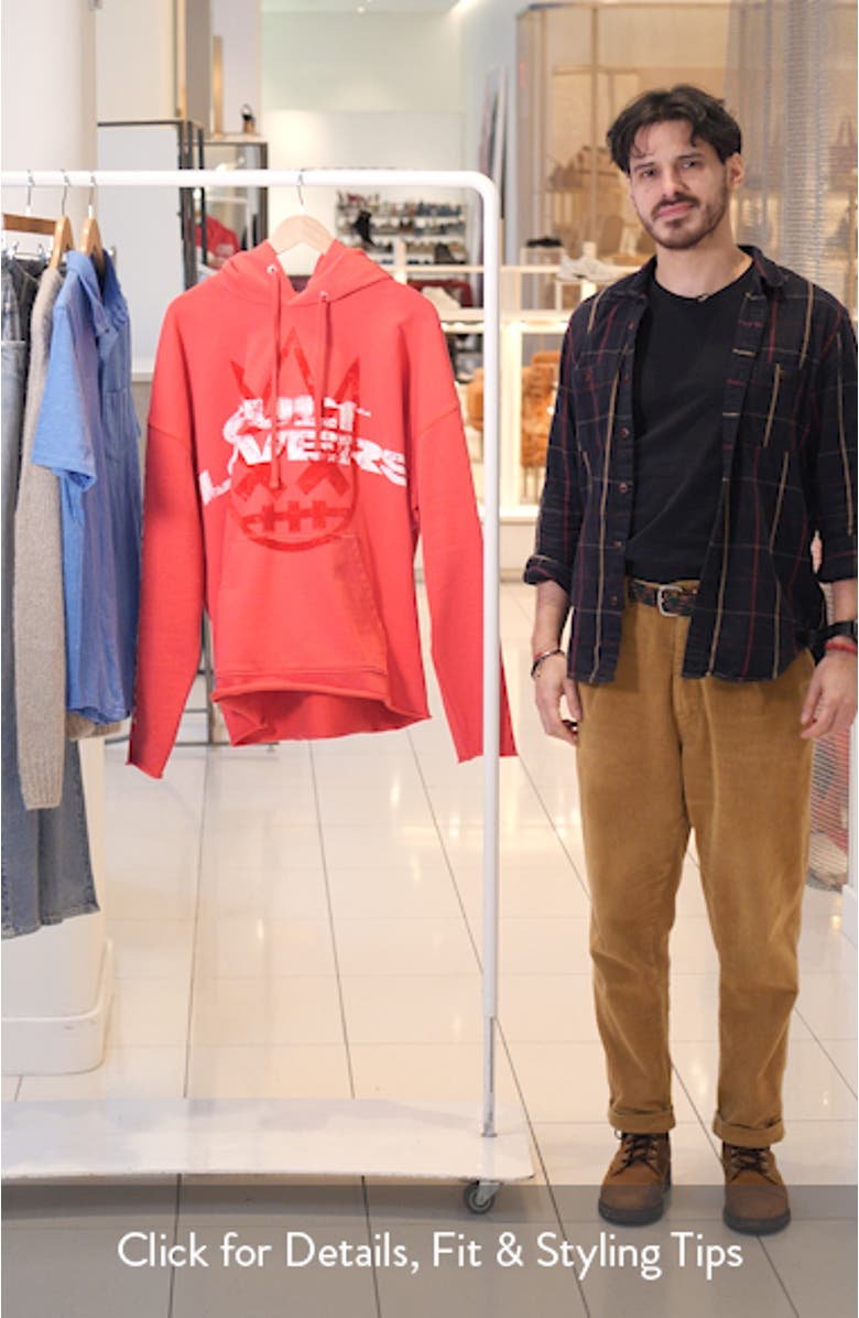 Novelty Cotton Graphic Hoodie, sales video thumbnail