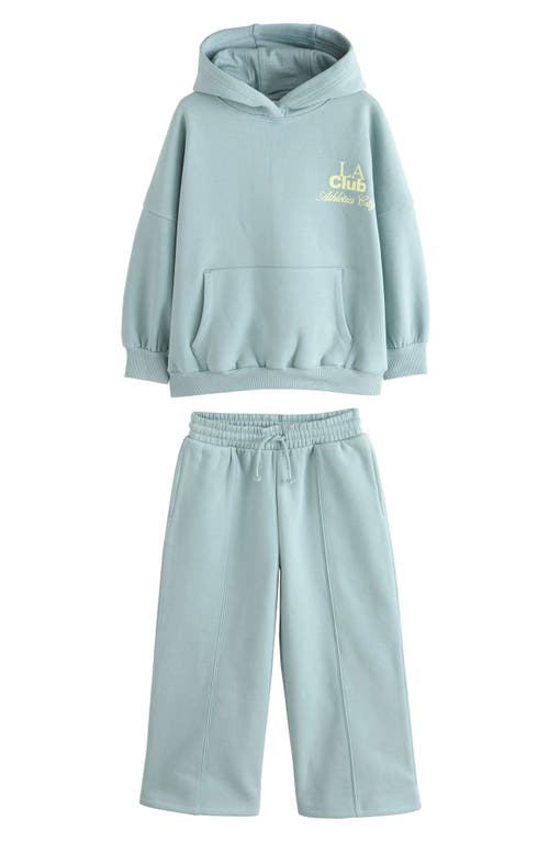 Next Kids' L.a. Club Graphic Hoodie & Sweatpants Set In Blue