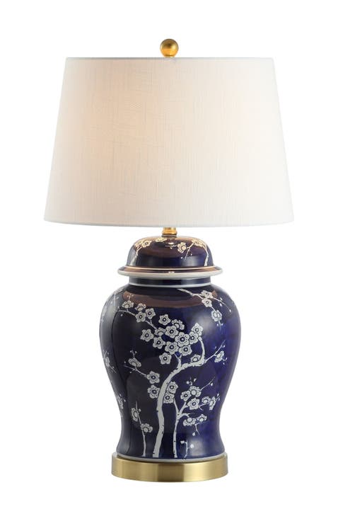Gracie 29.5" Traditional Cottage Ceramic/Metal Ginger Jar LED Table Lamp