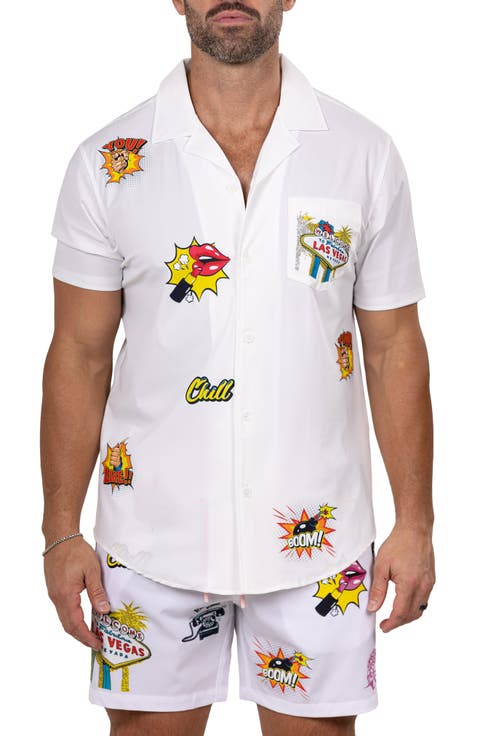 Marthy White Camp Shirt