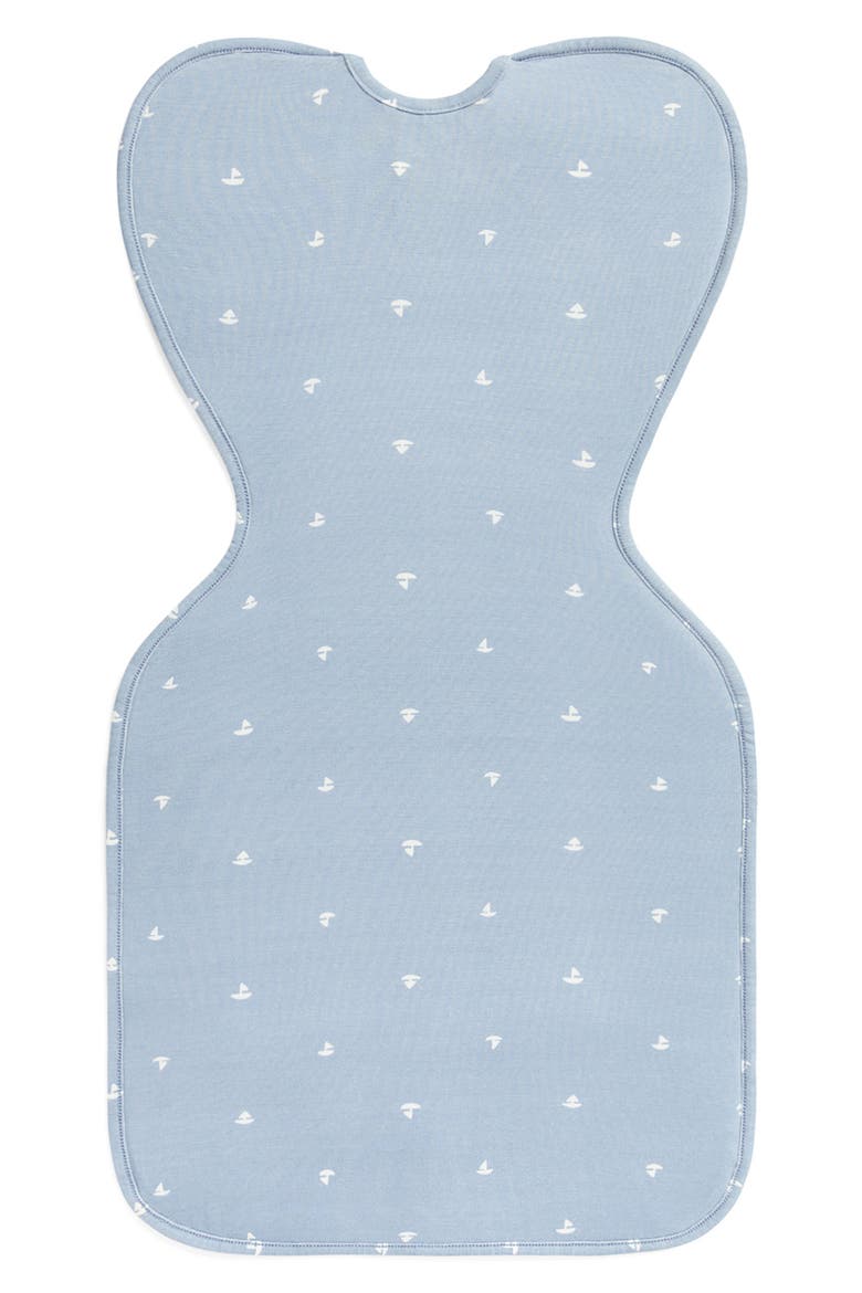 Swaddle Up™ 1.0 TOG Silky Lux Swaddle, Alternate, color, MISTY BLUE