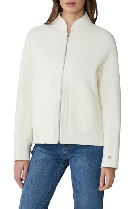 Jenny Wool Blend Double Face Soft Shell Jacket