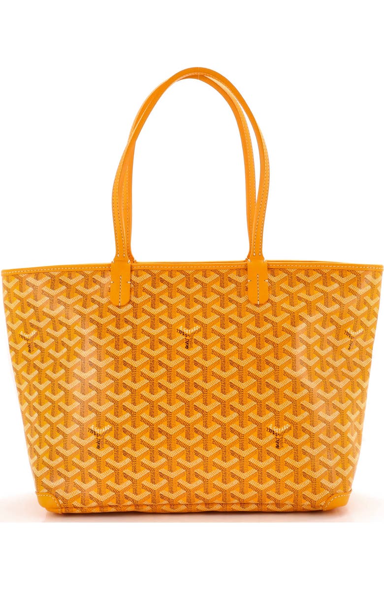 Pre-Owned Goyard Artois Tote Coated Canvas PM, Main, color, Yellow