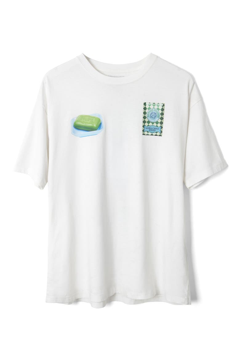 Savon Cotton Graphic T-Shirt, Alternate, color, WHITE