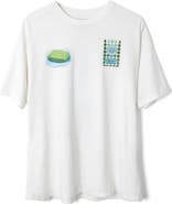 Damson Madder Savon Cotton Graphic T-Shirt