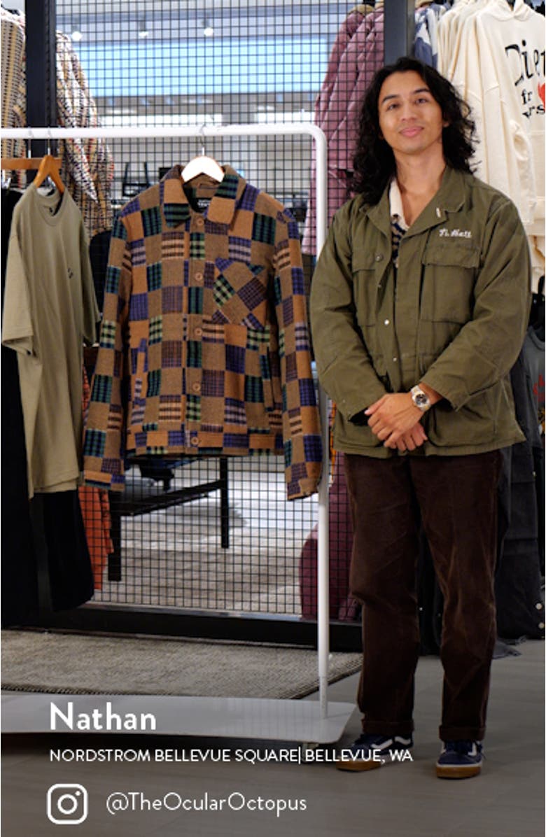 Patchwork Button-Up Jacket, sales video thumbnail