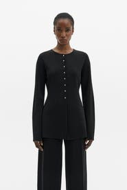 Malina Azra Metallic Milano Knitted Cardigan