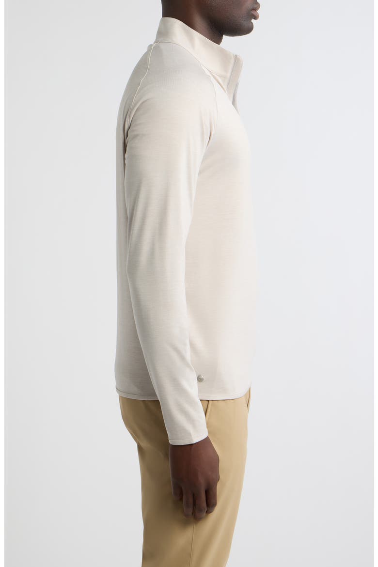 Crown Crafted Stealth Performance Quarter Zip Pullover, Alternate, color, GREY MIST