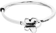 UNODE50 Silver-Tone Butterfly Leather Bracelet