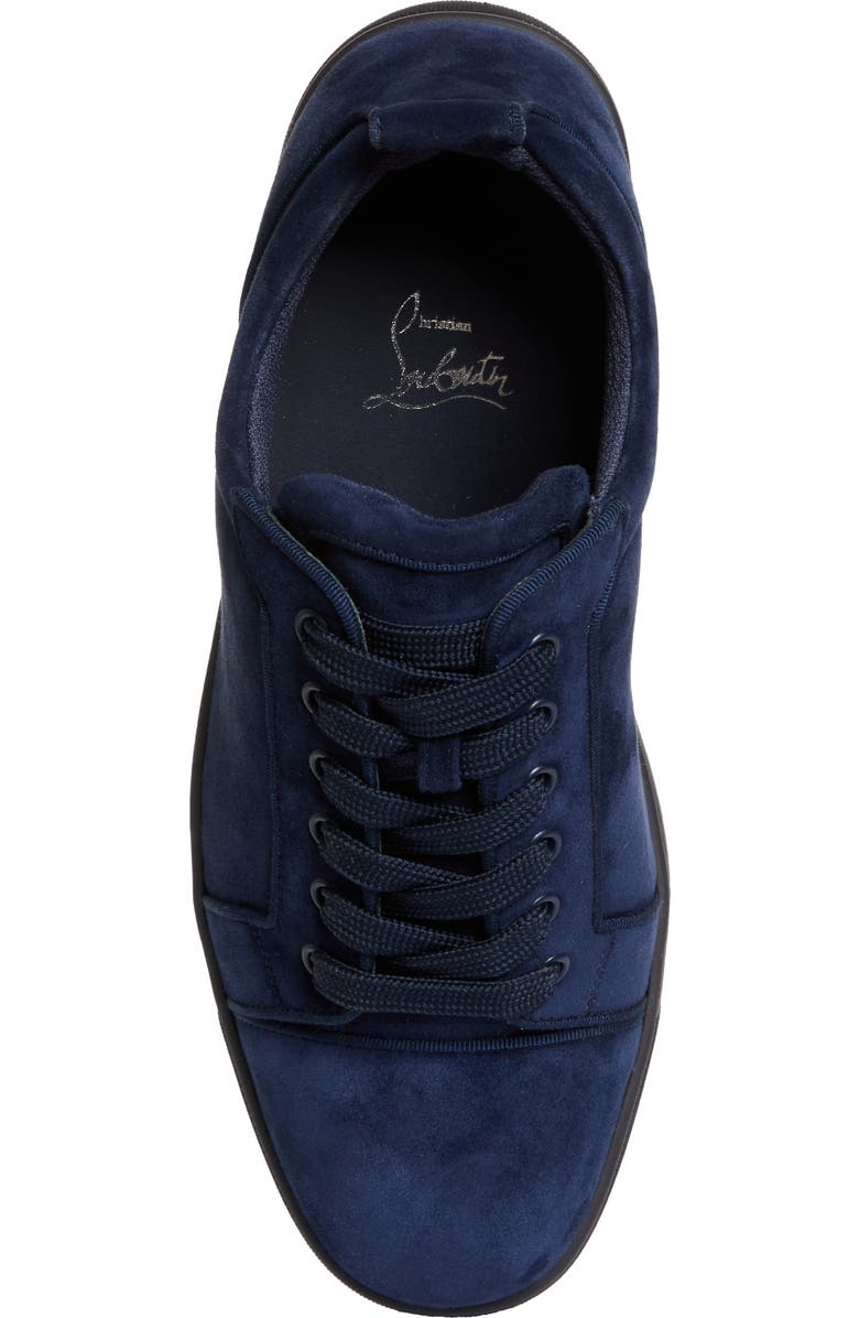 Christian Louboutin Louis Junior Sneaker, Alternate, color, Zaffiro